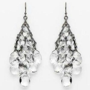 NWT Ann Taylor Chandelier Earrings Dangling Facet